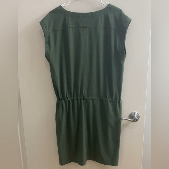 Prana Norma Sleeveless Athleisure Activewear Dress, Green, Size M - Picture 4 of 12